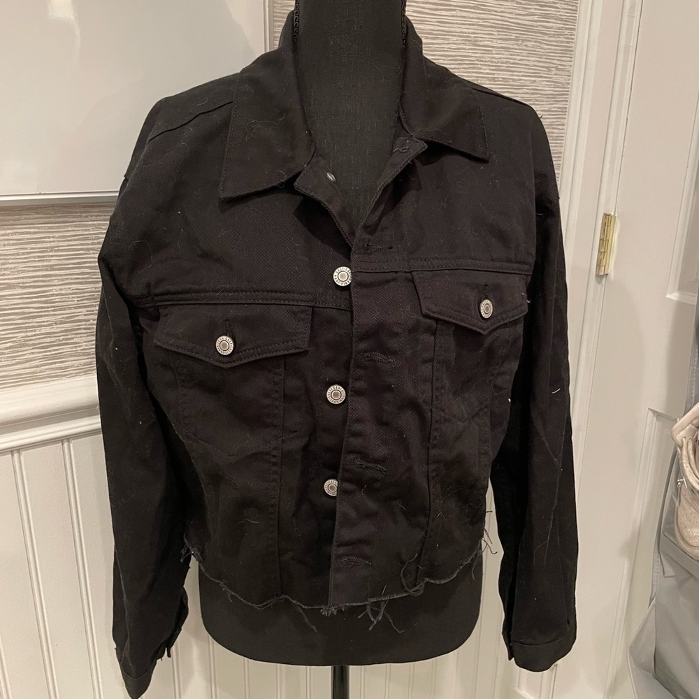 Black Brandy Melville jean jacket